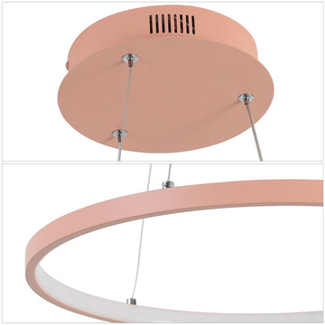 Brice Modern Contemporary Iron Integrated LED Pendant
